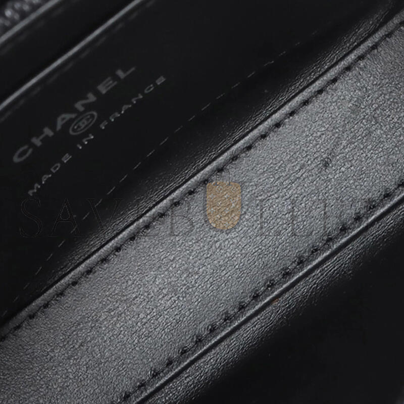 CHANEL KELLY NANO SHOPPING BAG DENIM AS3435 (12.5*8.3*4cm)